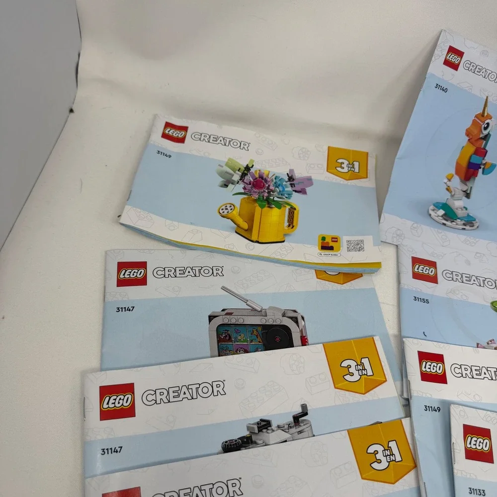 LEGO Creator 3-in-1 Instruction Manuals Lot 31140 31147 31149 31133 31155‎ 31157